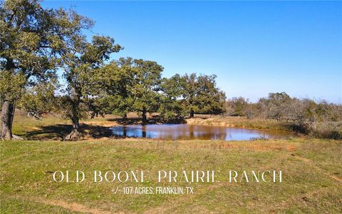 4834 Old Boone Prairie (107.53 acres) Road Franklin TX 77856