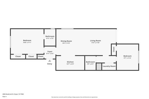 Tiny photo for 4006 Woodcrest Drive, Bryan, TX 77802 (MLS # 26001606)