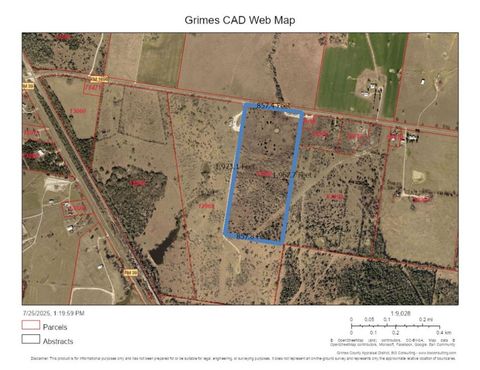 Tiny photo for 99999 Fm 1696, Iola, TX 77861 (MLS # 25008267)