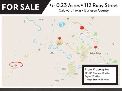 Tiny photo for 112 Ruby Street, Caldwell, TX 77836 (MLS # 26001707)