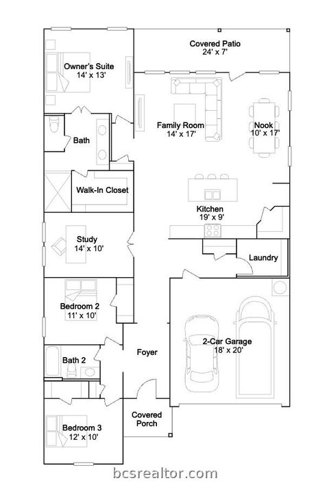 Tiny photo for 2713 Chippewa Road, Bryan, TX 77807 (MLS # 26011916)