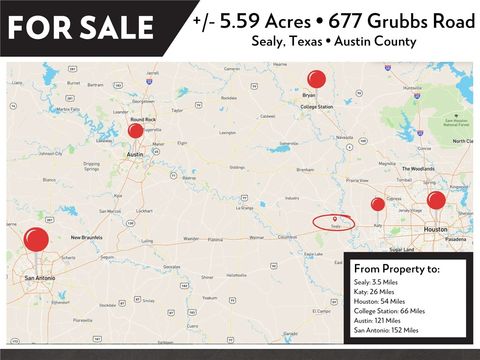 Tiny photo for 677 Grubbs Road, Other, TX 77474 (MLS # 26002216)