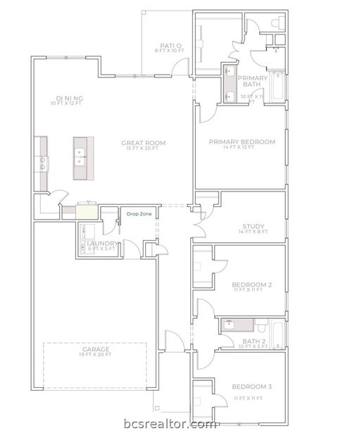 Tiny photo for 1934 Stubbs Drive, Bryan, TX 77807 (MLS # 26011708)