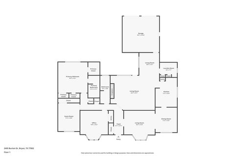 Tiny photo for 2405 Burton Drive, Bryan, TX 77802 (MLS # 26004789)