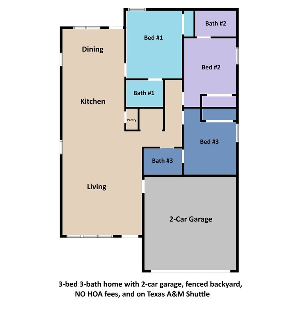 Photo of 201 Richards Street #A, College Station, TX 77840 (MLS # 26002457)