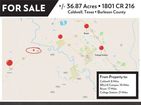 Tiny photo for 1801 County Road 216, Caldwell, TX 77836 (MLS # 26006586)