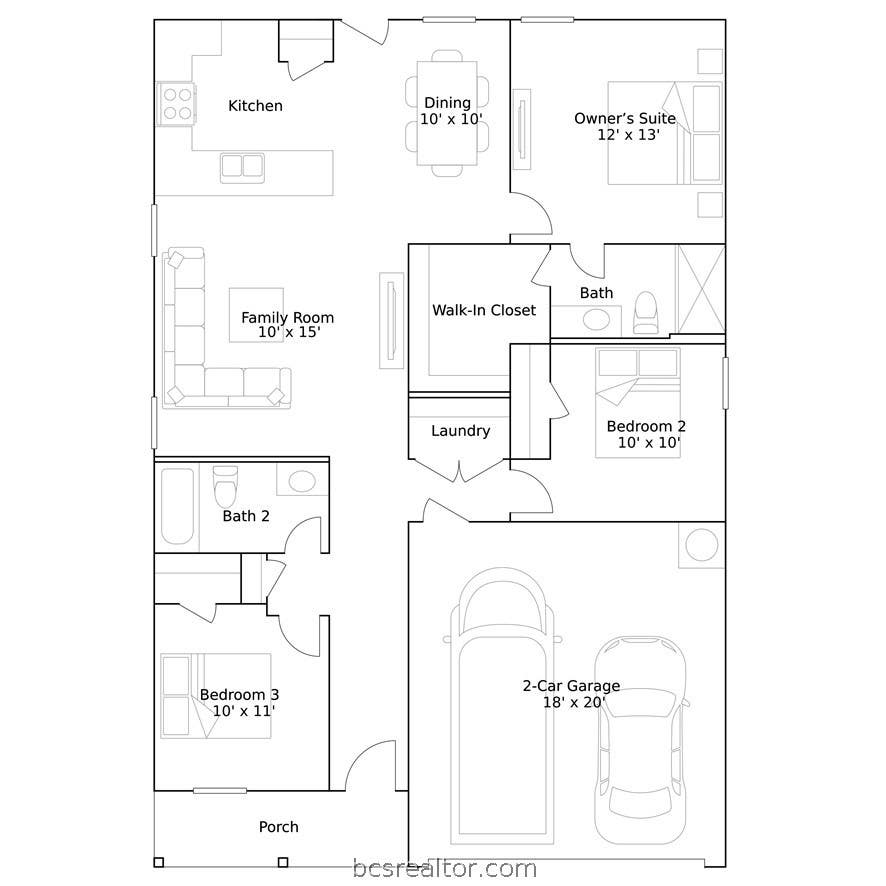 Photo of 5564 Harriet Street, Bryan, TX 77807 (MLS # 26010487)