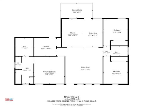 Tiny photo for 1872 Morgan Lane, Franklin, TX 77856 (MLS # 26006652)