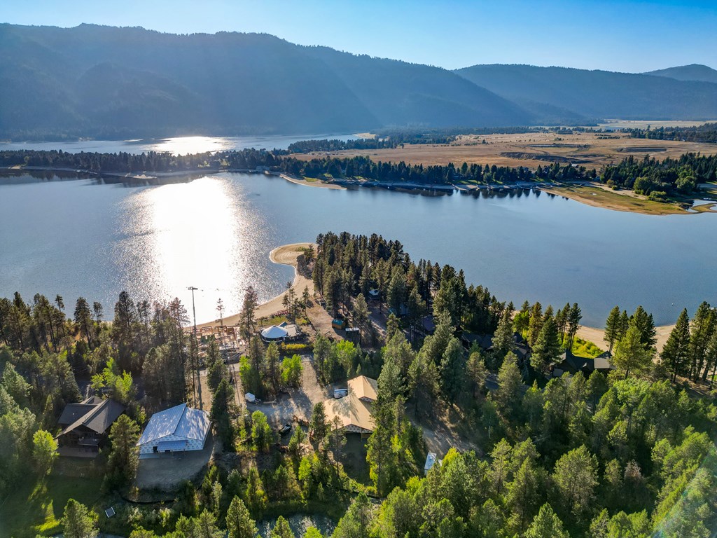 Cascade Lake with Tamarack Resort in the backgroun