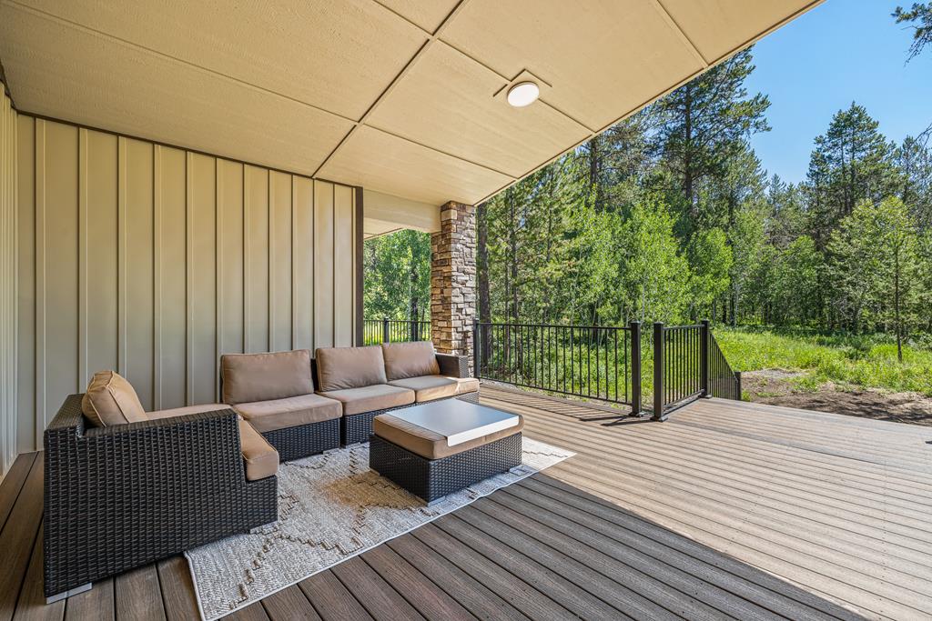 This area of deck is ready for a hot tub!, Wired to add a hot tub.