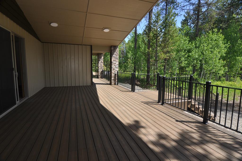 Private wooded setting to enjoy the summer nights.