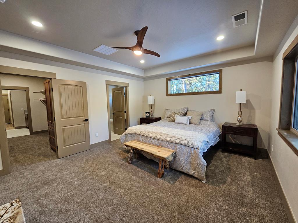 Walk in closet access.