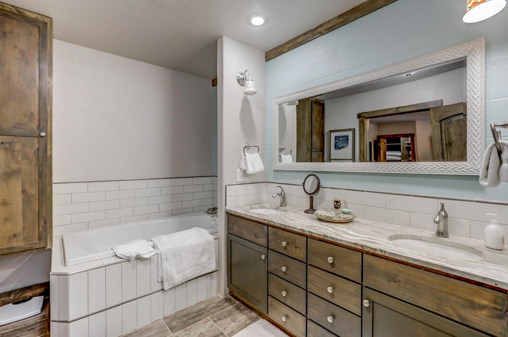 Master Bathroom with Jetted Tub