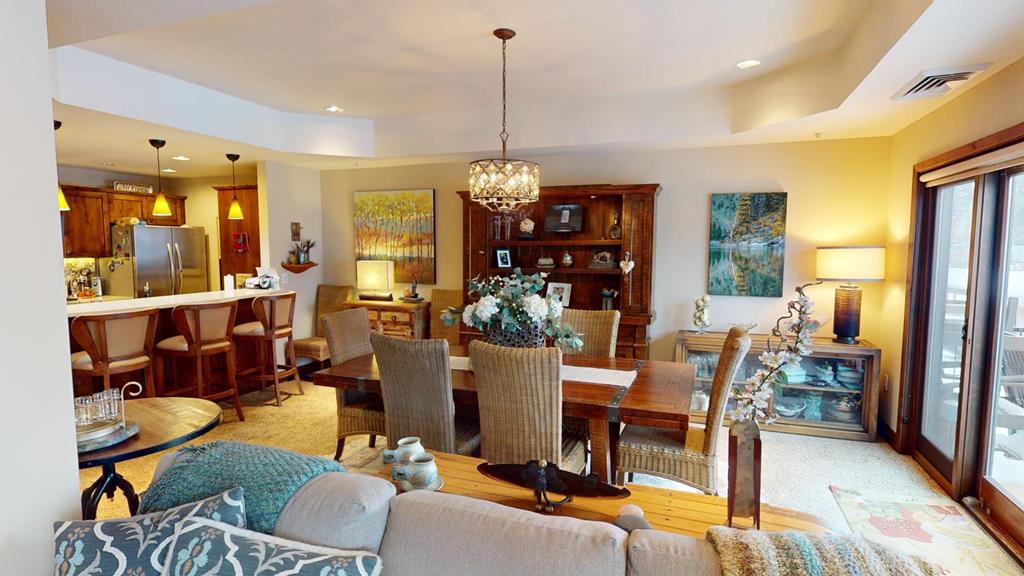 Dining from Living Area