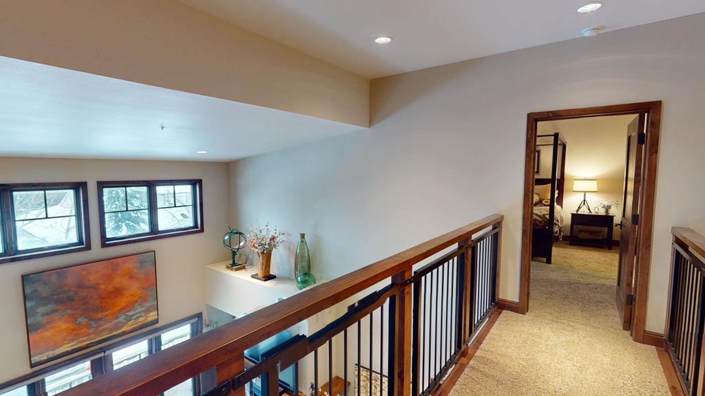 Balcony Overlooking Living Rm w/ 2nd Entrance