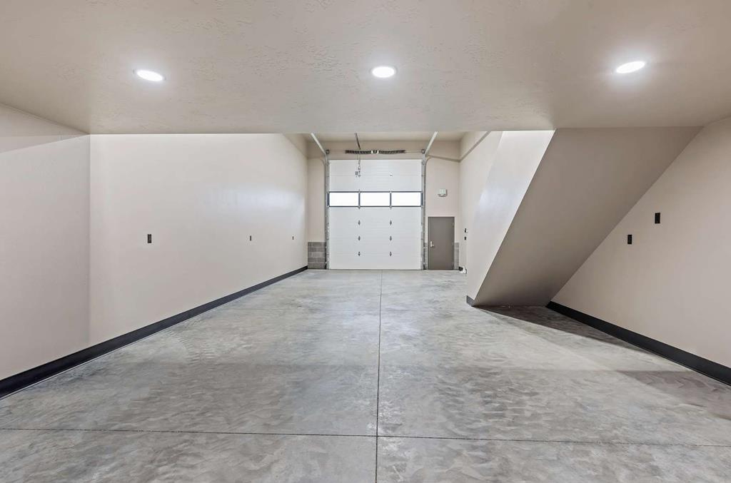 Lighting under mezzanine.