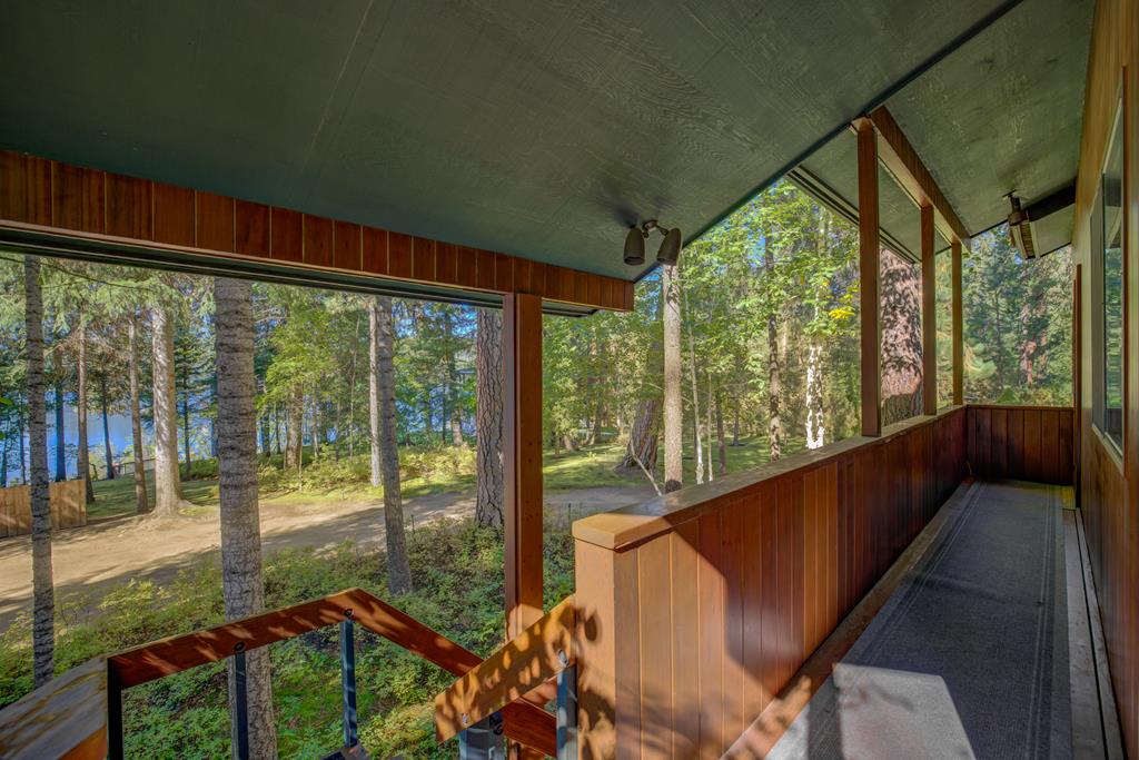 Walkway between bunkhouses.
