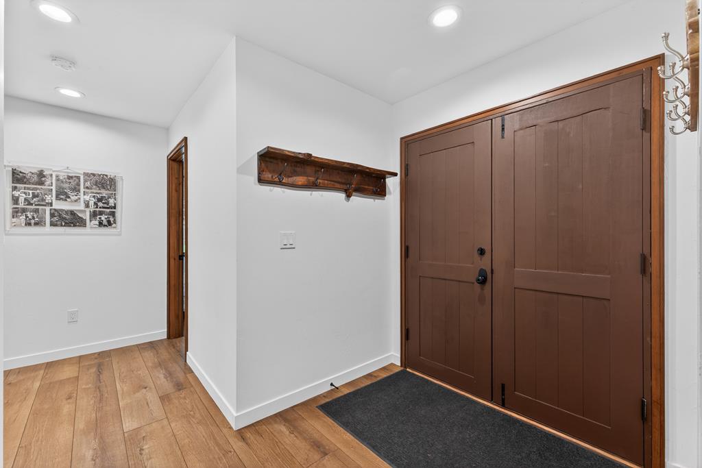 Front doors.