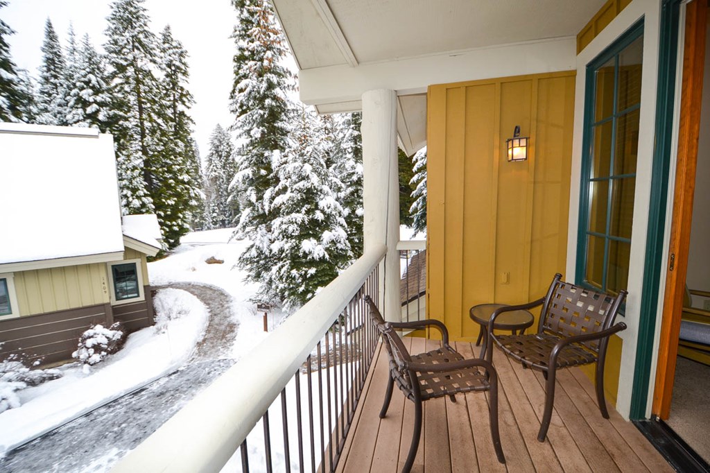 Balcony off of the primary bedroom