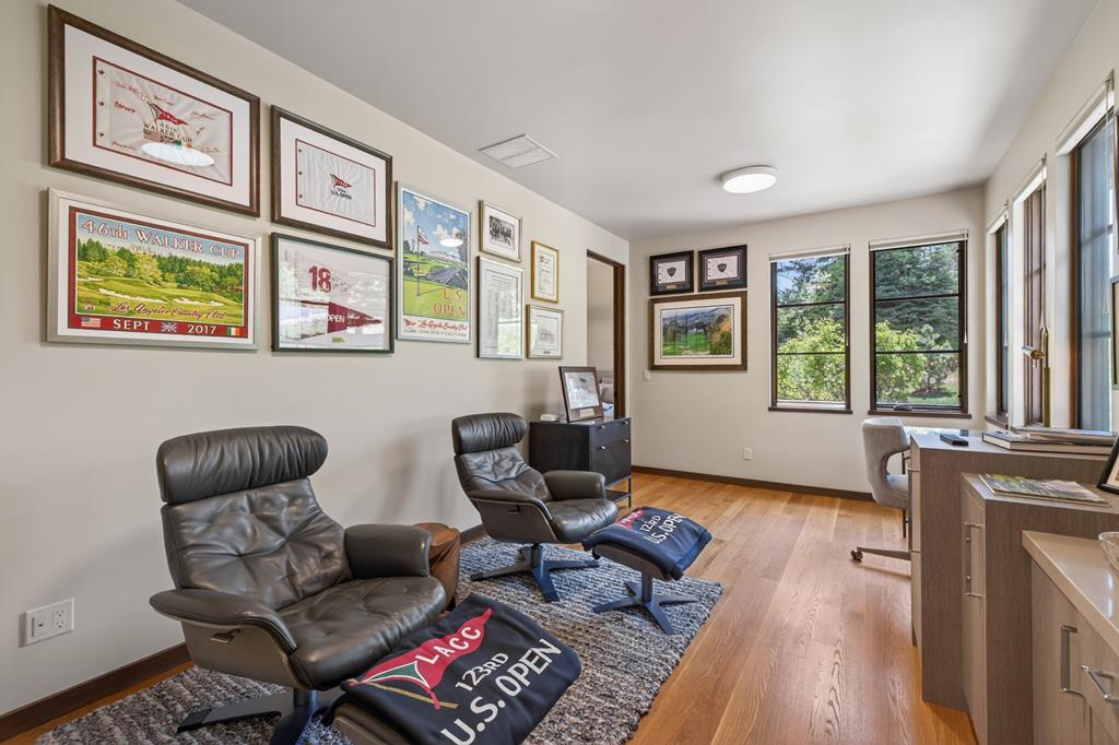 Main Level Master Suite Study , The main level Master Study includes a wine/ beverage cooler.
