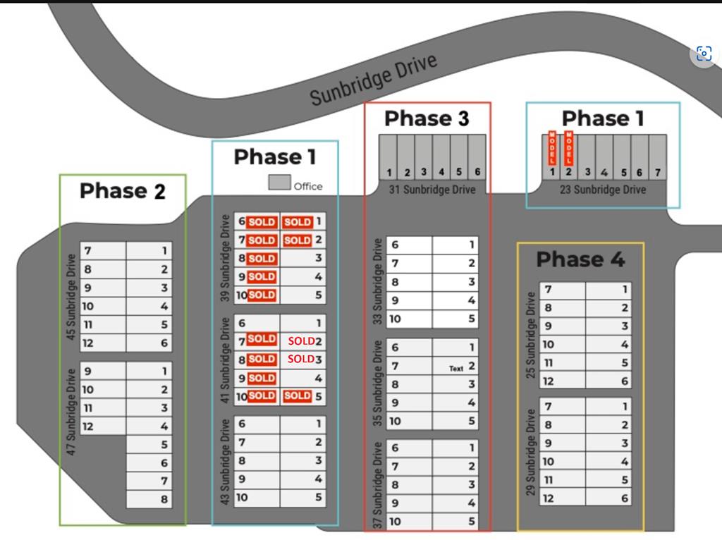 Sold units Phase 1 as of 5 1 2025