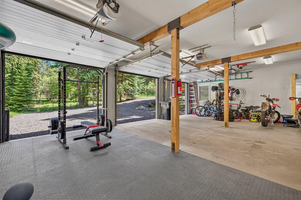 Work Out Area in Garage