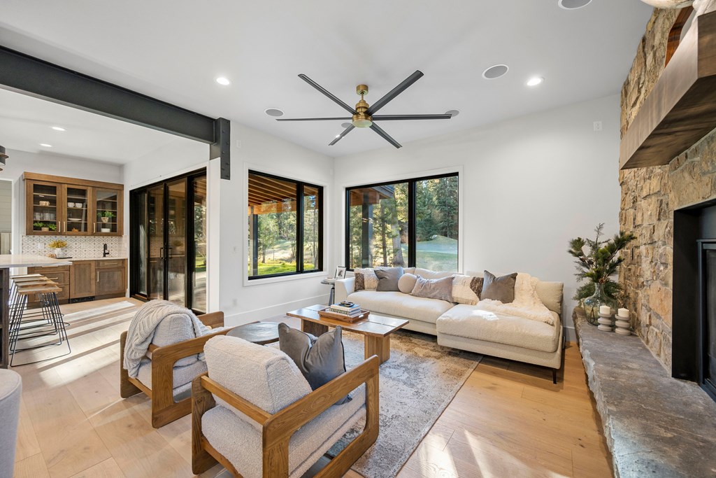 Living Room, View from Dining