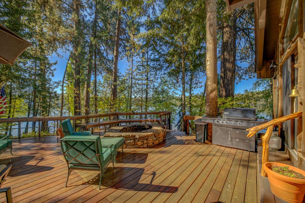 Back deck.