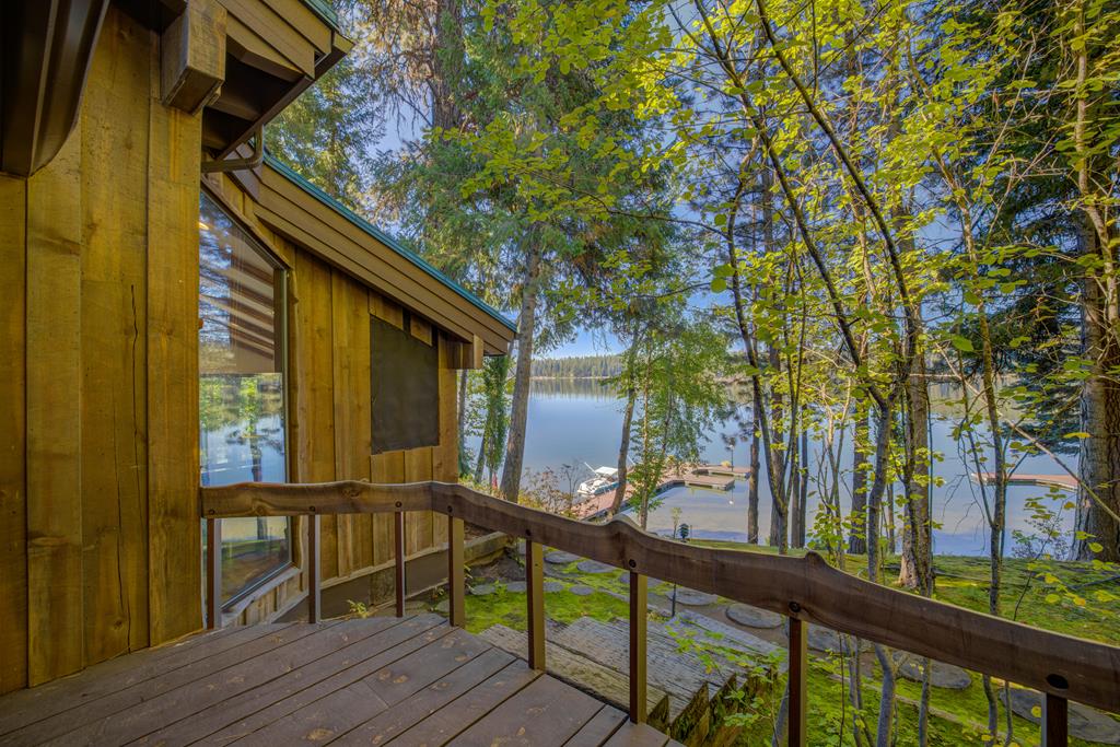 Deck off main floor bedroom.