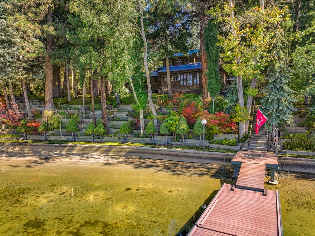 Lush landscaping.