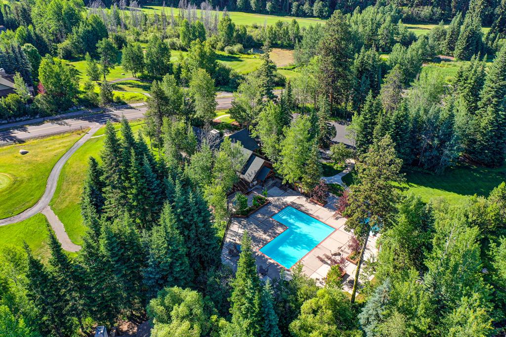 Ranch House Aerial View