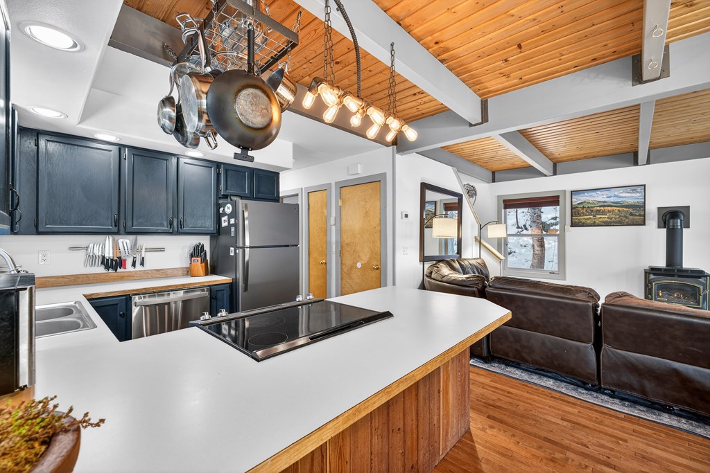 Wood accents for that cabin vibe