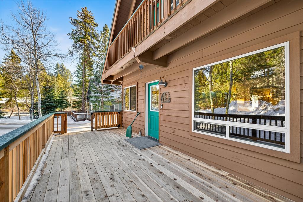 Front deck for summer hangouts