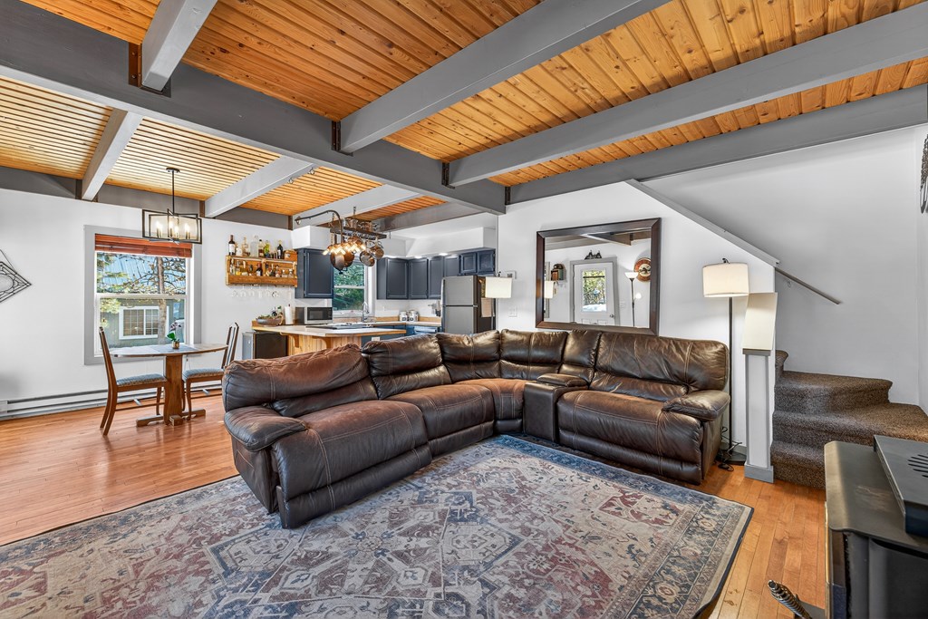 Open concept living area.