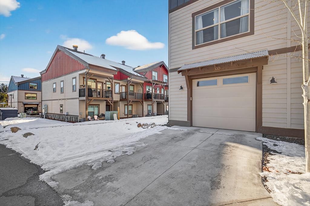 Common area with walking paths.