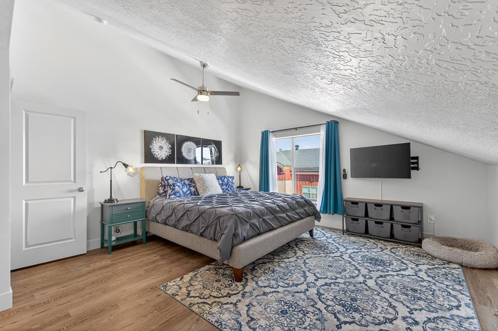 Primary suite upstairs.