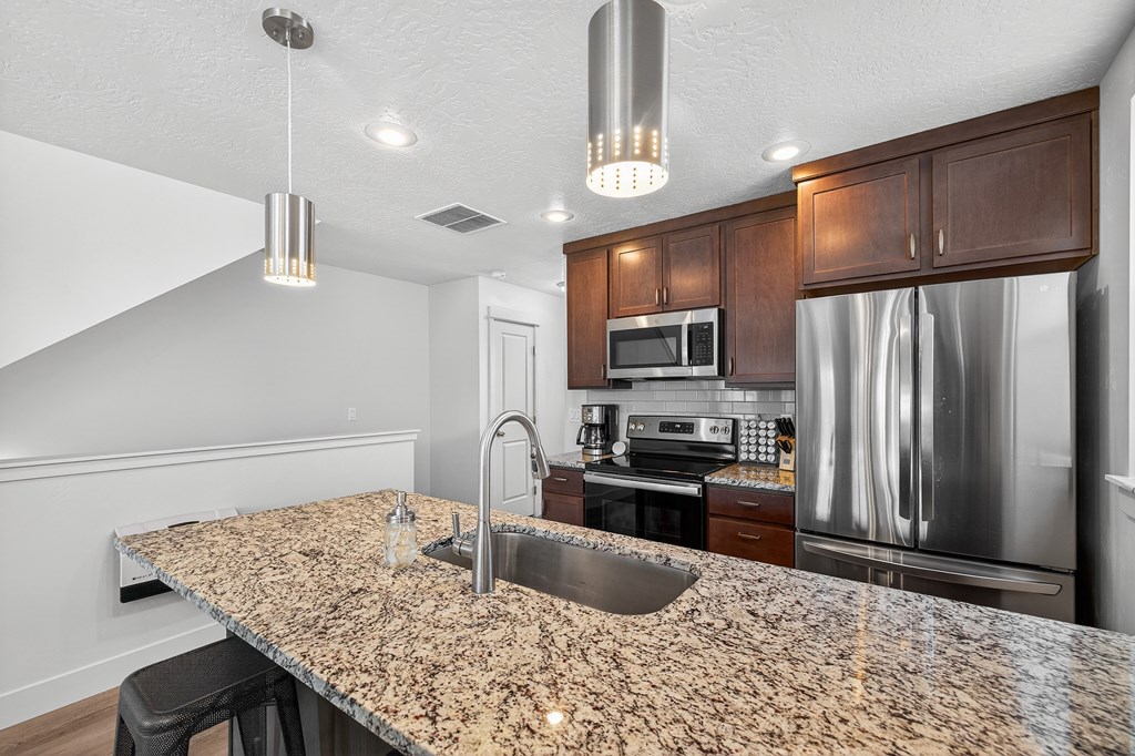 Modern lighting fixtures.