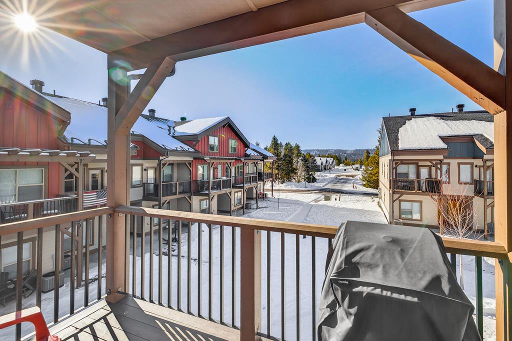 Great sunshine on the private deck.