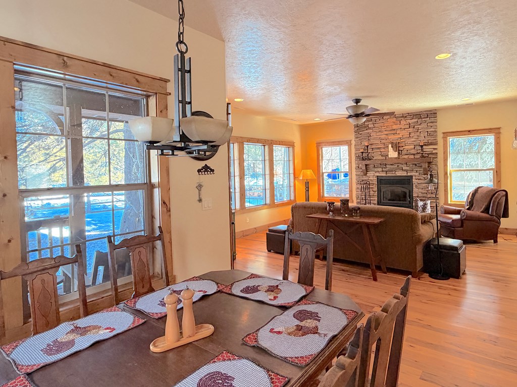 Open Living & Dining