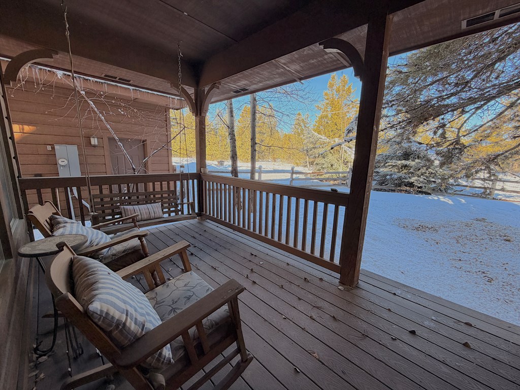 Front Porch in Winter