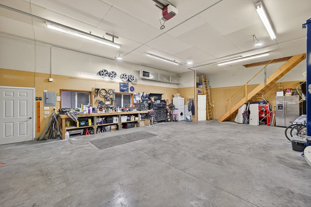 Bathroom with shower at the back
