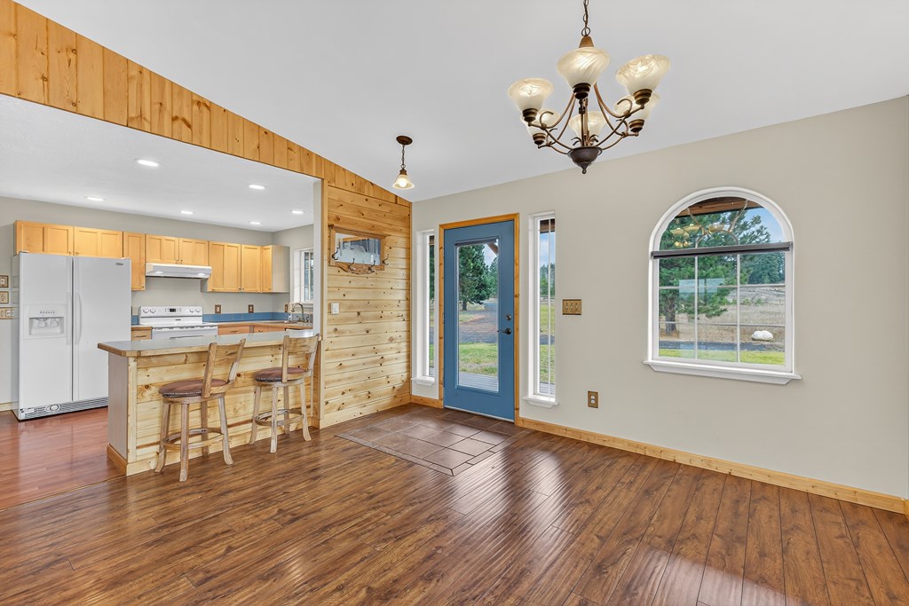 Dining area near kitchen