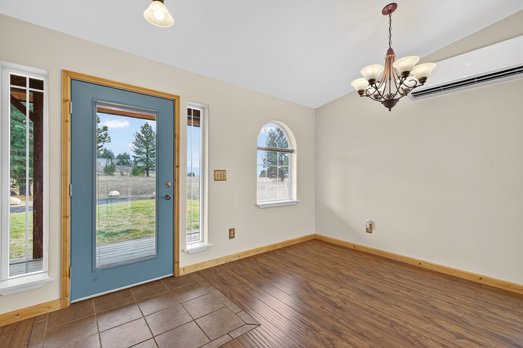 Front door of main home