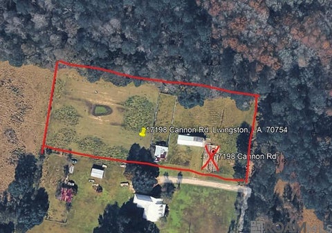 Vacant Land For Sale - 17198 Cannon Rd<br/> Livingston, LA 70754