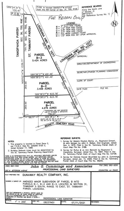 Vacant Land For Sale - La Hwy 1077<br/> Folsom, LA 70437