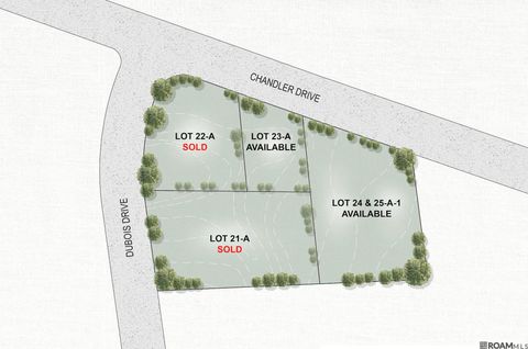 Vacant Land For Sale - 24+25 Chandler Dr<br/> Baton Rouge, LA 70808