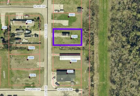Vacant Land For Sale - 3505 Fallon Drive<br/> Houma, LA 70363