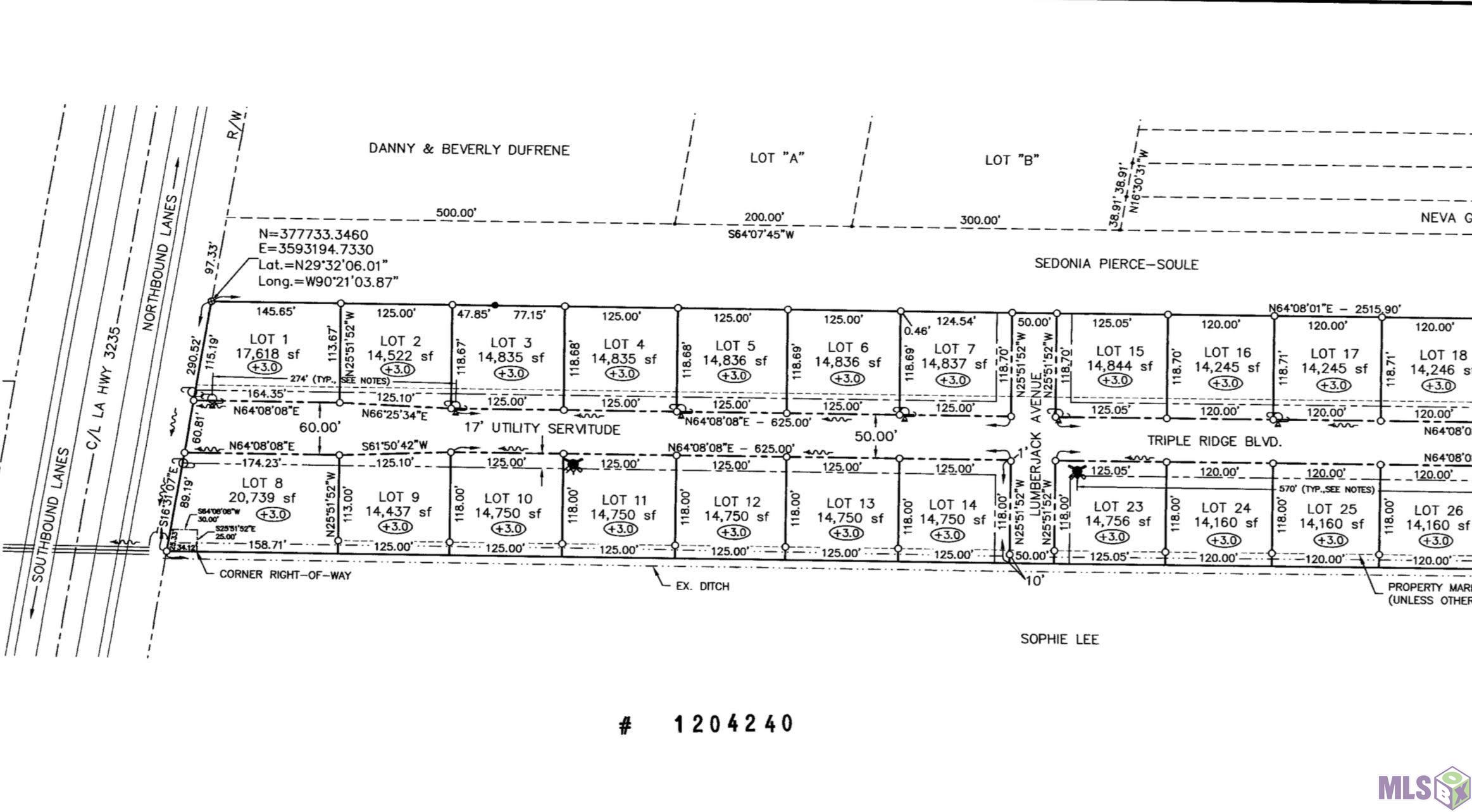 Lot 1 Triple Ridge Blvd, Cut Off, Louisiana image 1