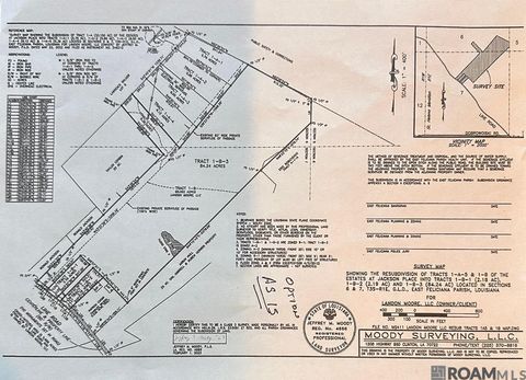 Vacant Land For Sale - 1-B-3 Line Rd<br/> Ethel, LA 70730