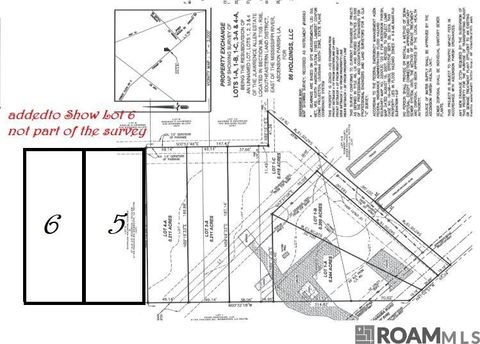 Vacant Land For Sale - 6 LOTS Panama Rd<br/> Sorrento, LA 70778
